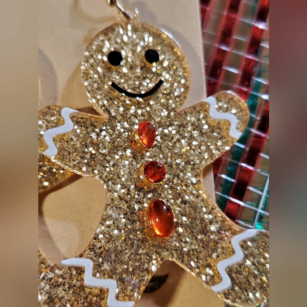 Gingerbread Men. Acrylic, lightweight and cute as can be.